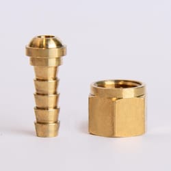 ATC Brass 1/4 in. D X 1/4 in. D Adapter 1 pk