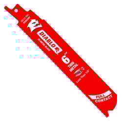 Diablo 6 in. Bi-Metal Thin Metal Reciprocating Saw Blade 20/24 TPI 25 pk