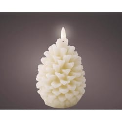 Lumineo Pinecone Candle 5.2 in.