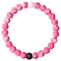 Lokai Unisex Aloha Round Pink Bracelet Water Resistant Size 7.5