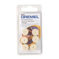 Dremel 1/2 in. L Felt Cloth Felt Polishing Wheel 6 pk