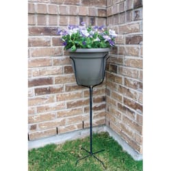 Glamos Wire 36 in. H Black Steel Plant Stand