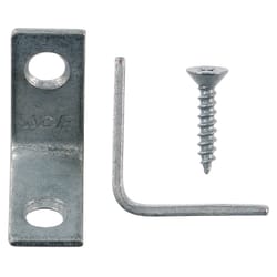 Ace 1 in. H X 2.75 in. W X 1 in. D Galvanized Steel Inside L Corner Brace