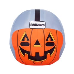 Sporticulture NFL 4 ft. LED Las Vegas Raiders Jack-O-Helmet Inflatable