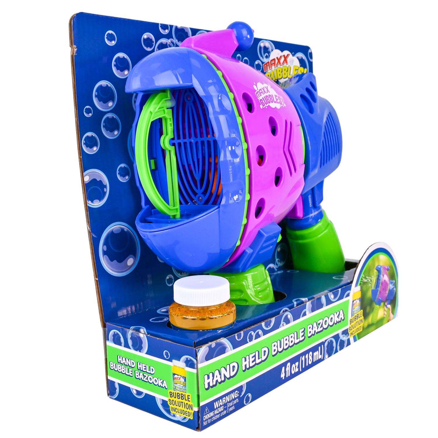 Maxx Bubbles Handheld Bubble Bazooka Multicolor Mfr# 470548