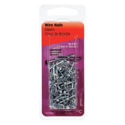HILLMAN 3/4 in. Wire Electro-Galvanized Steel Nail Flat Head