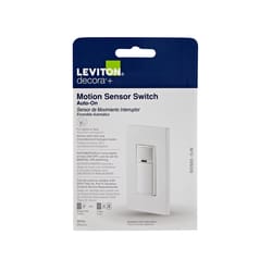 Leviton Decora Single Pole or 3-way Motion Sensor Switch White 1 pk