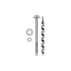 GRK AugerBolt 1/2 in. D X 7 in. L Carbon Steel Hex Head Anchor Bolts 1 pk