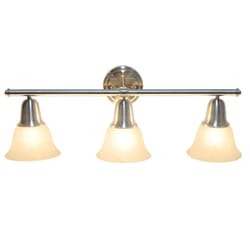 Lalia Home 3-Light Brushed Nickel Metallic Contemporary Wall Sconce