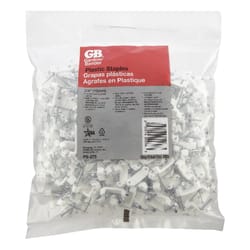 Gardner Bender 3/4 in. W Plastic Insulated Cable Staple 250 pk