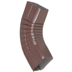 Amerimax 3 in. H X 4 in. W X 4 in. L Brown Aluminum B Gutter Elbow