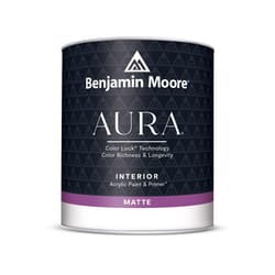 Benjamin Moore Aura Matte Base 1 Paint and Primer Interior 1 qt