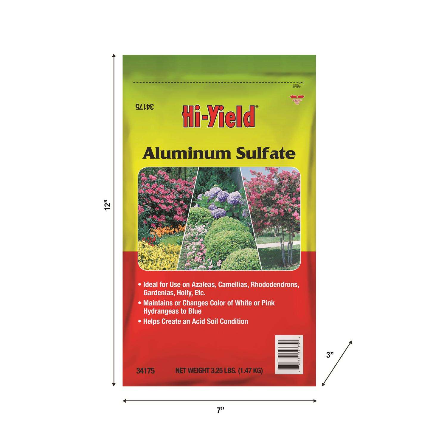 Hi-Yield Aluminum Sulfate 533 sq ft 4 lb