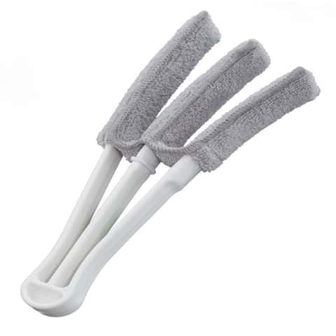 Microfiber Dusting Gloves , Dusting Cleaning Glove for Plants, Blinds,  Lamps,and Small Hard to Reach Corners (Family Pack) 