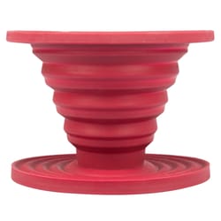 Kuissential SlickDrip 1 cups Red Manual Drip Coffee Maker