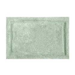 Grund America Asheville 24 in. L X 17 in. W Sage Cotton Bath Rug