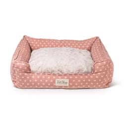 Pet Shop by Fringe Studio Pink Canvas Pet Bed