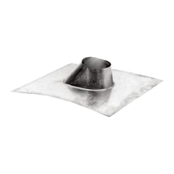 DuraVent 4 in. W X 4 in. L Steel Pelvent Roof Flashing Silver