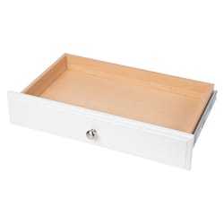 Easy Track White Drawer 4 in. H X 24 in. W X 14 in. D