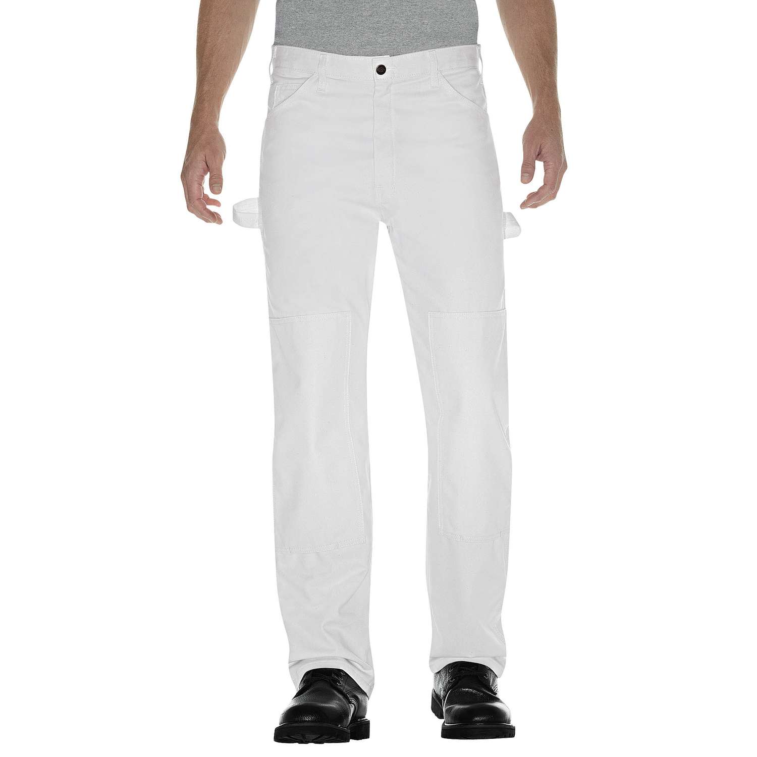Dickies Men's Double Knee Pants 34x32 White - Ace Hardware