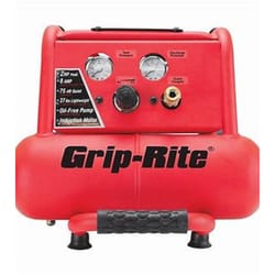 Grip-Rite 2 gal Twin Stack Portable Air Compressor Tank 125 psi 2 HP
