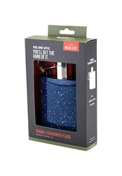 Foster & Rye 6 oz Multicolored Stainless Steel Flask