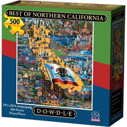 Dowdle Northern Carolina Personal Puzzle Cardboard/Paper Multicolored 500 pc