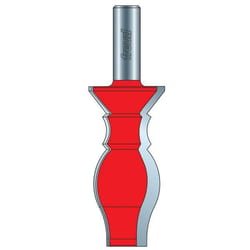 Freud 1-3/8 in. D X 1-3/8 in. X 4-1/2 in. L Carbide Wide Crown Molding Router Bit