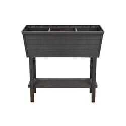 Polymer Outdoor Products 31 in. H PP Plastic Elevated Garden Box Brown