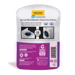 Lemi Shine Lemon Scent Washing Machine Cleaner 1.76 oz Powder