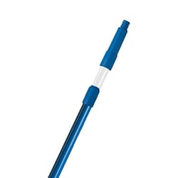 Ettore Telescoping 3 ft. L X 1.22 in. D Aluminum Extension Pole Blue