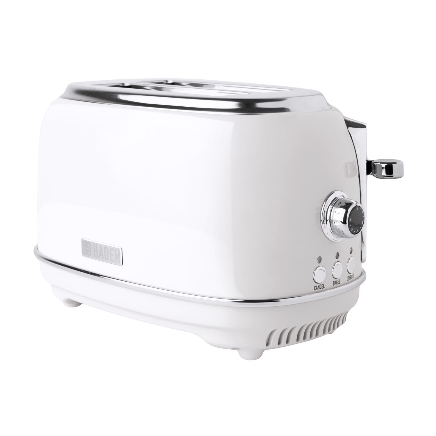 Photos - Toaster Haden Heritage Stainless Steel White 2 slot  8 in. H X 12 in. W X 8 