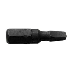 Century Drill & Tool Impact Pro Square #1 X 1 in. L Screwdriver Bit Heat-Treated Steel 2 pc