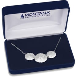 Montana Silversmiths Women's Sundance Conchos Silver Necklace Water Resistant