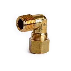 ATC 3/8 in. Compression 1/4 in. D MPT Brass 90 Degree Elbow