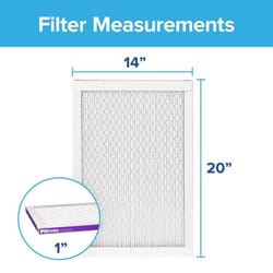 Filtrete 14 in. W X 20 in. H X 1 in. D 1500 MPR Pleated Air Filter 1 pk