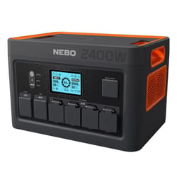 NEBO Pinnacle 120 V Solar and Battery Portable Power Station Tool Only 2400 W