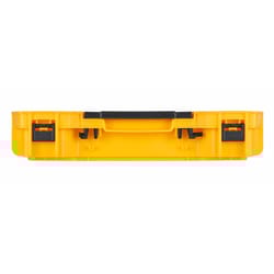 DeWalt ToughSystem 12.05 in. W X 2.36 in. H Shallow Tool Tray Polypropylene 1 compartments Black/Yel
