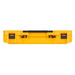 DeWalt ToughSystem 12.05 in. W X 2.36 in. H Shallow Tool Tray Polypropylene 1 compartments Black/Yel