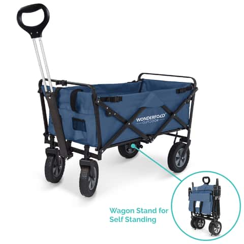 WonderFold Outdoor S-Series Polyester Fabric Folding Utility Wagon 150 lb.  cap. - Ace Hardware