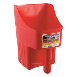 Little Giant Plastic Red 3 qt Feed Scoop