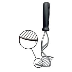 Kitchen Innovations Black Stainless Steel Potato Masher