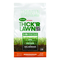 Scotts Turf Builder ThickR Bermuda Grass Full Sun Grass Seed and Fertilizer 12 lb