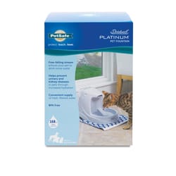 PetSafe Drinkwell White Platinum Plastic 168 oz Pet Water Fountain For Cats/Dogs