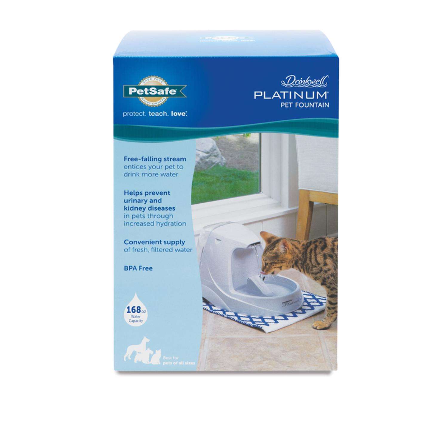 Petsafe drinkwell platinum cat hotsell and dog water fountain