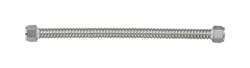 Ace 3/4 in. FIP X 3/4 in. D FIP 15 in. Corrugated Stainless Steel Water Heater Supply Line