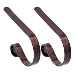 Haute Decor MantleClip Bronze Stocking Holder 2 in.