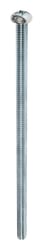 HILLMAN No. 1/4-20 in. X 6 in. L Combination Round Head Zinc-Plated Steel Machine Screws 100 pk