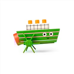 Kikkerland Wind-up Boat Assorted 3 pc