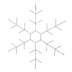 Celebrations LED Snowflake Silhouette Hanging Decor 14 in.